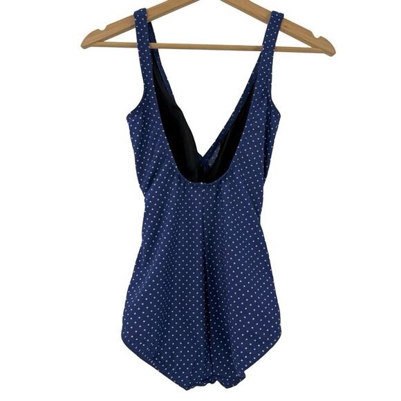 Miraclesuit Pin Point Oceanus Tummy Control One Piece Swimsuit Sz S - Picture 3 of 5